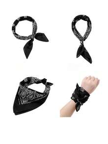 Multi-Functional Street Hip Hop Sports Neck Tube Bandana Scarf - Black - View 6