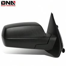 Right Passenger Side Black Power Heated W/Puddle Light Rear View Mirror Compatible With Silverado Sierra 14-18
