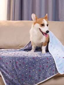 3 件装珊瑚绒和法兰绒宠物毯，超柔软舒适的宠物床罩，适合所有季节 - 彩色 - 查看 9