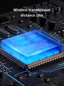 Auriculares inalámbricos estéreo internos con reducción de ruido, batería de 200 MAH con estuche de carga para IOS/Android/Conductores/Negocios/Oficina - Blanco - Blanco - Ver 7