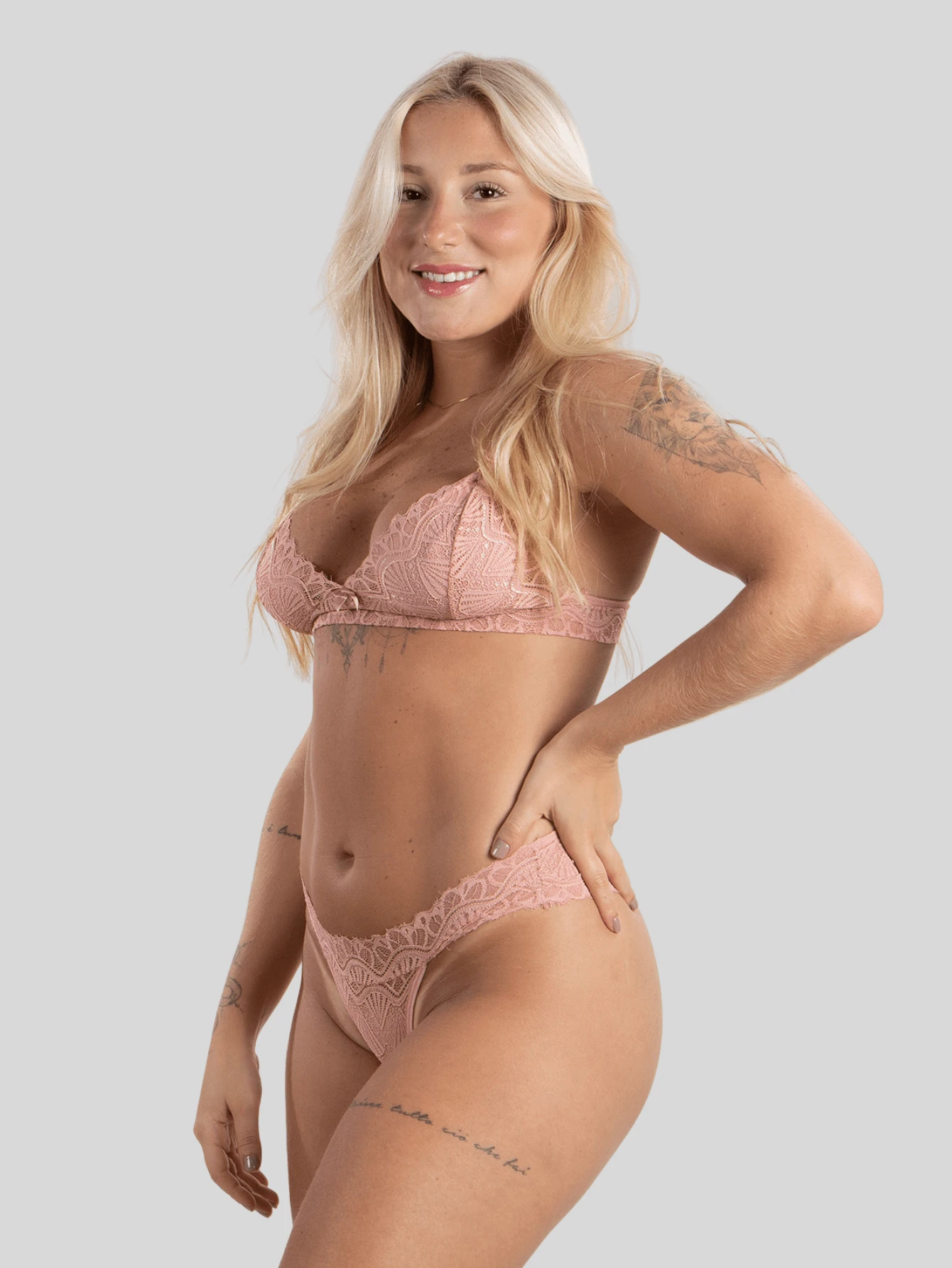 Women Bra & Panty Sets - Màu Hồng baby - Xem 1