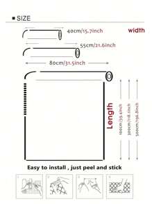 1Roll  PVC Self Adhesive Wallpaper Marble Stickers Waterproof Heat Resistant Kitchen Countertops Table Furniture Cupboard Wall Paper - Multicolor - View 11