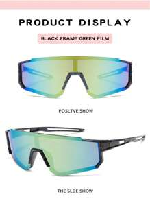 1/2Pcs Kids Fashion Glasses Youth Baseball Lightweight TR90 Frame Sports Cycling Shades For Boys Girls - Multicolor - View 25
