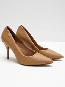 Vizzano Neutral Social Scarpin High Heel Comfortable Women's Basic Line Colorful - 1181.1101 - Camel - View 1