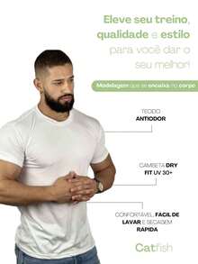 Áo thun thể thao nam Boyfriend Style & Áo ba lỗ - Xanh và trắng - Xem 3