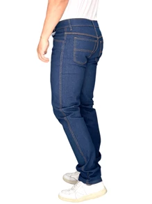 Men Jeans - 藍色 - 查看 4