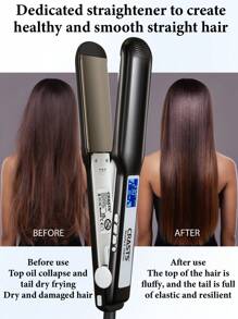 CRASTS Professional Hair Straightener,MCH Heatting Fast,LCD Dispaly,Quick Temperature Adjustment,Titanium Hard Plate,Home&Salon Use,Hair Care Gift - EU F Type Plug(220-240V) - View 10
