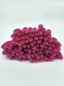 50Pcs Disposable Eyelash Brush Hot Pink Micro Crystal Lash Mascara Wand Makeup Beauty Applicator Eyelash Extension Tools