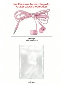 Auriculares con cable universal de 3.5 mm tipo Crystal Line, de alta definición de audio, diseño libre de enredos, cómodos, compatibles con teléfonos inteligentes, computadoras, reproductores de MP3, apariencia clásica y de moda
