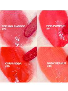 Rom&nd Romand Long-Lasting Moisturizing Lip Gloss, 24 Shade (Exfoliating), 5.5g/0.2oz, Romand Liquid Lipstick, Hydrating Glossy Makeup Effect, Korean Lip Gloss, Long-Lasting Color, MLBB (My Lips But Better), Moisturizing, High Color Payoff, Creates Natural Transparent Makeup, Daily Lip Gloss, Korean Cosmetics, Gift Set - 24 TUYỆT VỜI - Xem 9
