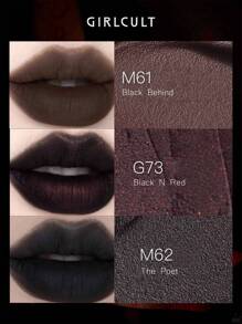 GIRLCULT Love Whisper 哑光唇彩 #M62 Poet | 创新哑光变亮配方 | 丝绒般柔滑质地 | 轻盈哑光唇彩 3.8克 (0.13盎司)，赠品 - M62 The Poet - 查看 5