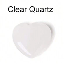 1/5/10 piezas de Cristales con forma de corazón - Gemas naturales pulidas para Reiki, meditación y equilibrio energético - Surtido de cuarzo rosa y amatista adecuado para múltiples escenarios como iluminación espiritual, oración, regalos, regalos de cumpleaños, accesorios decorativos, etc., Navidad
