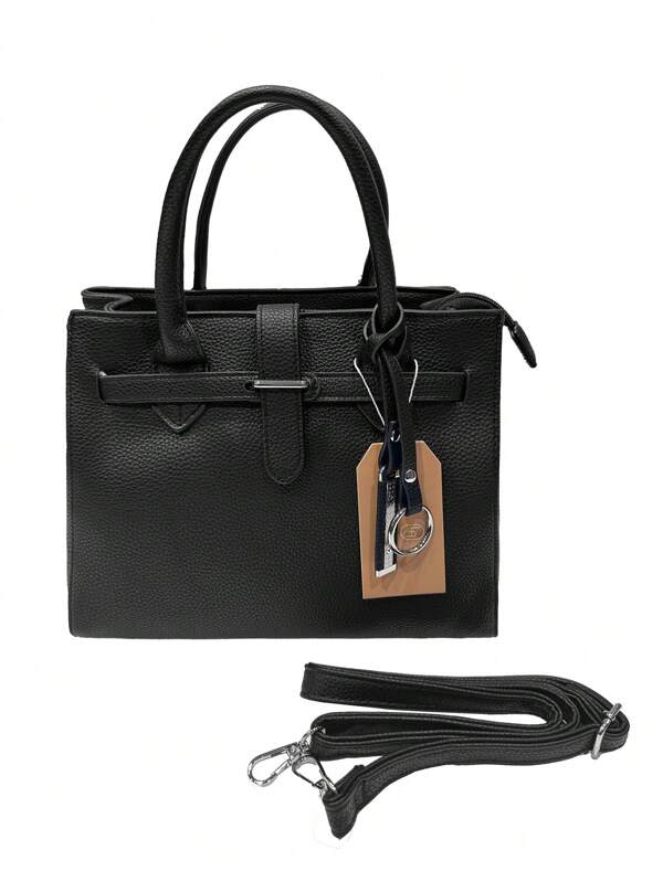 Bolsos de mano para mujer MILANO, de piel de PU, minimalistas, de lujo tranquilo, de moda, para trabajo, viajes, citas y viajes, de alta calidad y gran capacidad, 28 cm * 12 cm * 22 cm