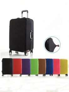 TSA-Approved Stylish Luggage Protector – High Elasticity, Suitcase Cover, Travel-Ready(Washing Label Randomly Added Or Not) Travel Essentials School Back To School School Supplies Holiday Camping Holiday Essentials Vacation Accessories Mini Summer - Multicolor - View 3