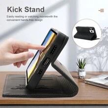 Compatible With IPhone Samsung Xiaomi Redmi Model Magnetic Leather Flip Card Wallet Phone Case