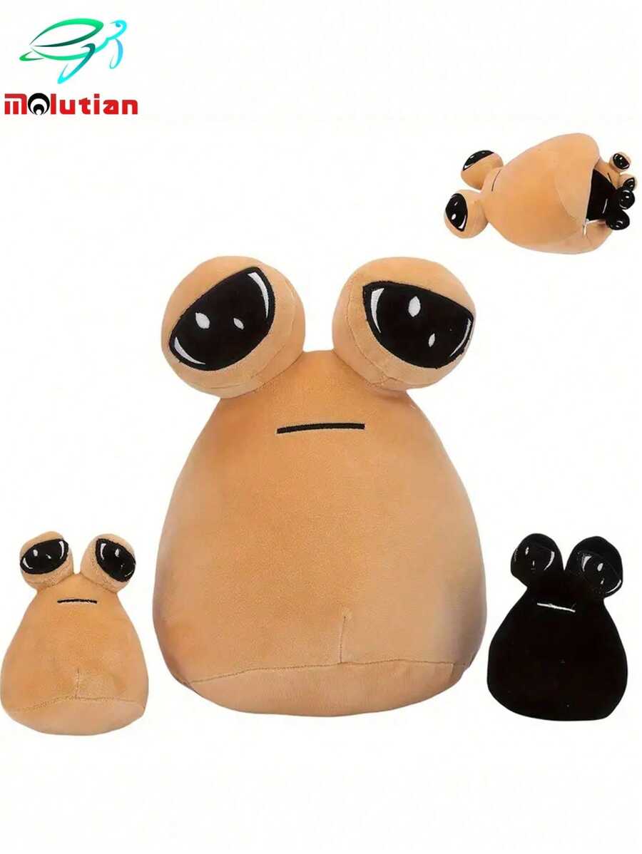 Molutian 3入組母親和孩子的寵物外星人毛絨玩具，情感外星人毛絨動物娃娃，一大兩小遊戲迷毛絨母子外星人毛絨動物娃娃，復活節及生日派對理想禮物和節日裝飾禮物