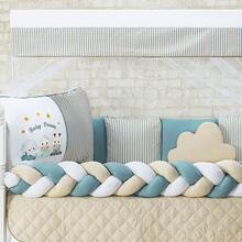 Baby Magic Island Kit Berço 14 Peças Fashion Protetor Completo Algodão Lençóis e Fronhas