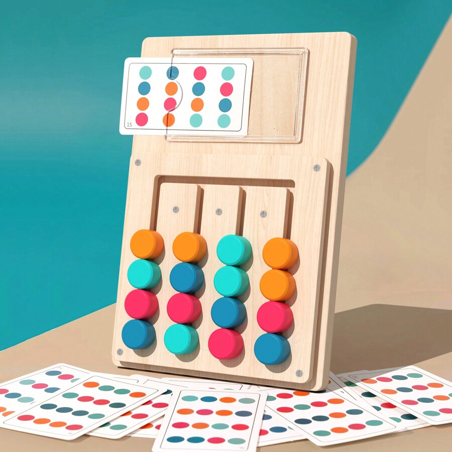 Color Matching Puzzle Toys, Montessori Brain Teasers Game For Kids