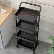 Storage Island & Carts - Black - View 3