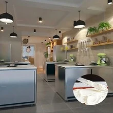 不锈钢双头奶油涂抹器，适用于蛋糕烘焙，适用于厨房和面包店，烘焙用具，蛋糕装饰工具 - 銀色 - 查看 4