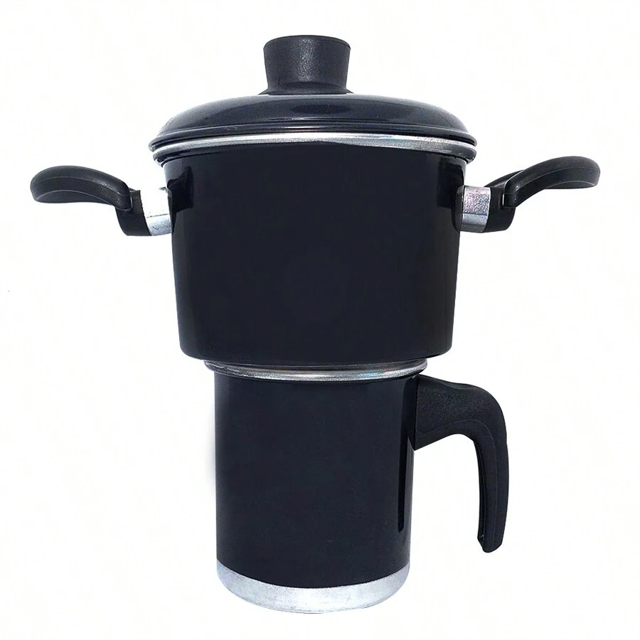 Black American Couscous Bowl In Aluminum - 黑色 - 查看 1