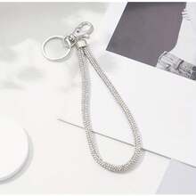 Fashion Crystal Wristlet Lanyard,Sparkle Bling Keychain Lanyard,Exclusive Rhinestone Gift Waist Lanyard(1PC) - one-size - View 7