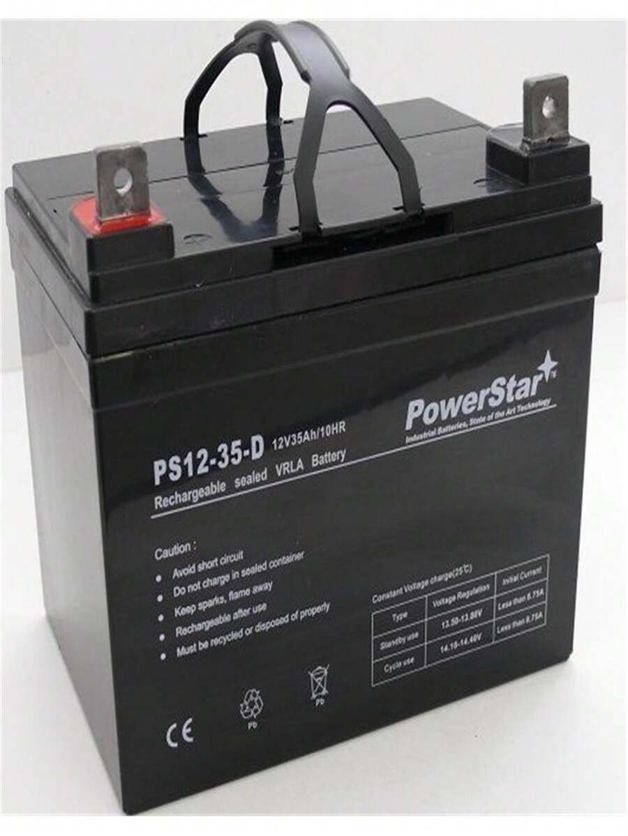 Unbeatablesale PowerStar AGM1235215 12V 35Ah Battery For John Deere