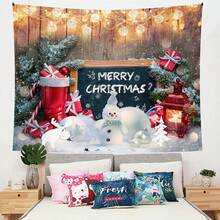 Phông Nền Nhung Màu Nâu Giáng Sinh Vui Vẻ, Nền Chụp Ảnh Quà Tặng Sàn Gỗ Mộc Mạc, Trang Trí Tiệc Ngày Lễ Tại Nhà, Biểu Ngữ Trang Trí Chúc Mừng Năm Mới, Đạo Cụ Studio Ảnh, Nghệ Thuật Treo Tường - nền giáng sinh - Xem 8