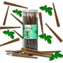 72 Pre Rolled Trumpet Tubes, Brown Trumpet Tube Roll Paper, Multiple Flavors To Choose From, Fruit Flavored Roll Paper Boy Valentine Heart Women's Valentine