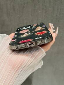 Étui de protection souple en TPU avec motif œil de tigre et imprimé léopard pomme, compatible avec iPhone 15 Pro Max, 14 Plus, 13 Pro Max, 12, 11, 7G, 7P, IX, XR, XS Max