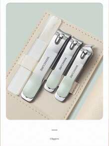 Manicure Set, Stainless Steel Nail Clippers, Beauty Tool Portable Set, Professional Grooming Kit, Unisex Travel Manicure Set