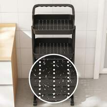 Storage Island & Carts - Black - View 4