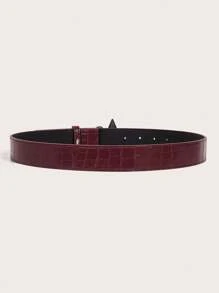 1 Belt For Women, American Retro Decorative Skirt With Suit, Ins Style, Personality Belt, Subculture, Black Belt