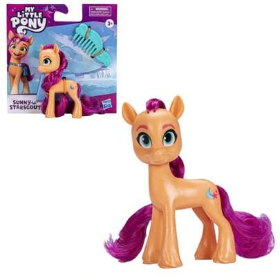 My Little Pony: A New Generation 3" Inch Mini Pony Friends Toy Figure, Sunny Starscout Room Decoration