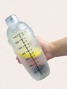 1 件带刻度的雪锥摇摇杯，350ml/500ml/700ml/1000ml 运动水壶，户外水壶 - 無色 - 查看 7