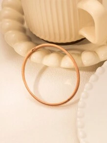 18K金极简四色手链，4毫米宽不锈钢情侣奢华手链，男女皆宜，精美礼品 - 星星 - 查看 6