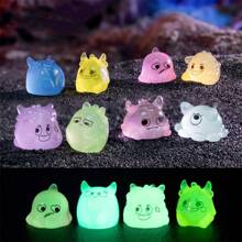 8pcs New Cute Glow-In-The-Dark Mini Monster Micro Landscape DIY Decorative Accessories Blind Bag - 1-8 Colors - View 14