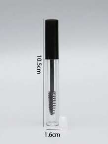 1个10毫升空ABS塑料睫毛膏管，圆形，用于睫毛增长液、化妆品包装、DIY睫毛膏/睫毛膏容器，黑色，化妆品，便宜，房间装饰，梳妆台，旅行，卧室，化妆配件，便宜，圣诞礼物，化妆品，化妆工具，便宜货，礼物，女士礼物，圣诞礼物 - 黑色 - 查看 5