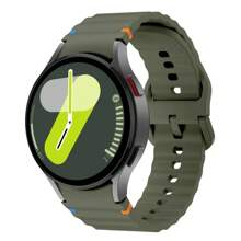 Original Silicone Band Compatible With Samsung Watch 7 6 5 4 Pro 44mm 40mm 45mm FE Sport Bracelet Compatible With Galaxy Watch 6Classic 43mm 47mm Strap - Samsung Watch 4/5/6/7 - View 6