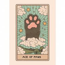 1 件复古月亮皇后太阳猫塔罗牌海报帆布画墙壁艺术图片家居入口酒吧咖啡厅装饰无框 - 彩色 - 查看 47