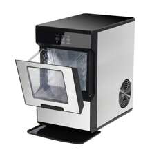 Lonabr Nugget Ice Maker 55lbs/24Hrs Self Cleaning Machine Chewable Bar Party