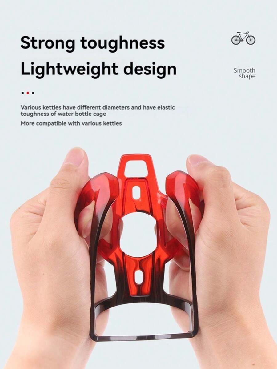 1 件山地自行车水壶架，公路自行车水壶架，户外骑行配件 - 彩色 - 查看 1