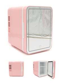 Mini Refrigerator For Cosmetics For Home And Car - 粉色 - 查看 1