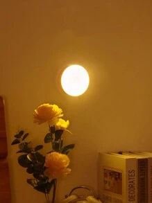 带智能身体传感器的 LED 夜灯，可充电，磁吸，手持便携功能，适用于宿舍、衣柜、橱柜、卧室床头台灯 - 小圓燈 - 查看 4