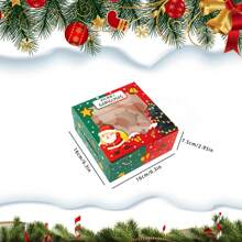 4/6 /12 Hộp đựng bánh nướng xốp nhiều màu sắc có cửa sổ 5 gói Hộp đựng bánh nướng xốp Hộp đựng bánh nướng xốp, bánh nướng xốp, bánh quy, bánh brownies, bánh rán Quà tặng Giáng sinh Đồ trang trí Giáng sinh Đồ ngủ Giáng sinh Quà tặng Giáng sinh Đồ trang trí Giáng sinh - Nhiều màu - Xem 15