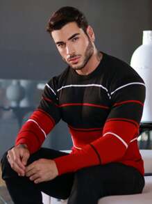 TRICOT DE LUXO Men Sweaters - Đỏ - Xem 3