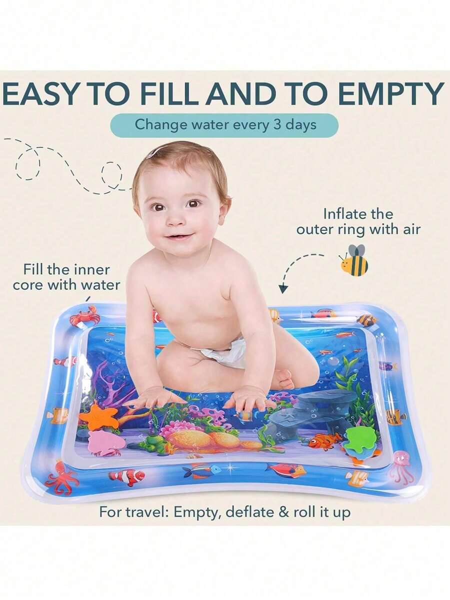 Christmas Decoration 1PC CrossBorder New Baby Inflatable Pat Pad, Baby