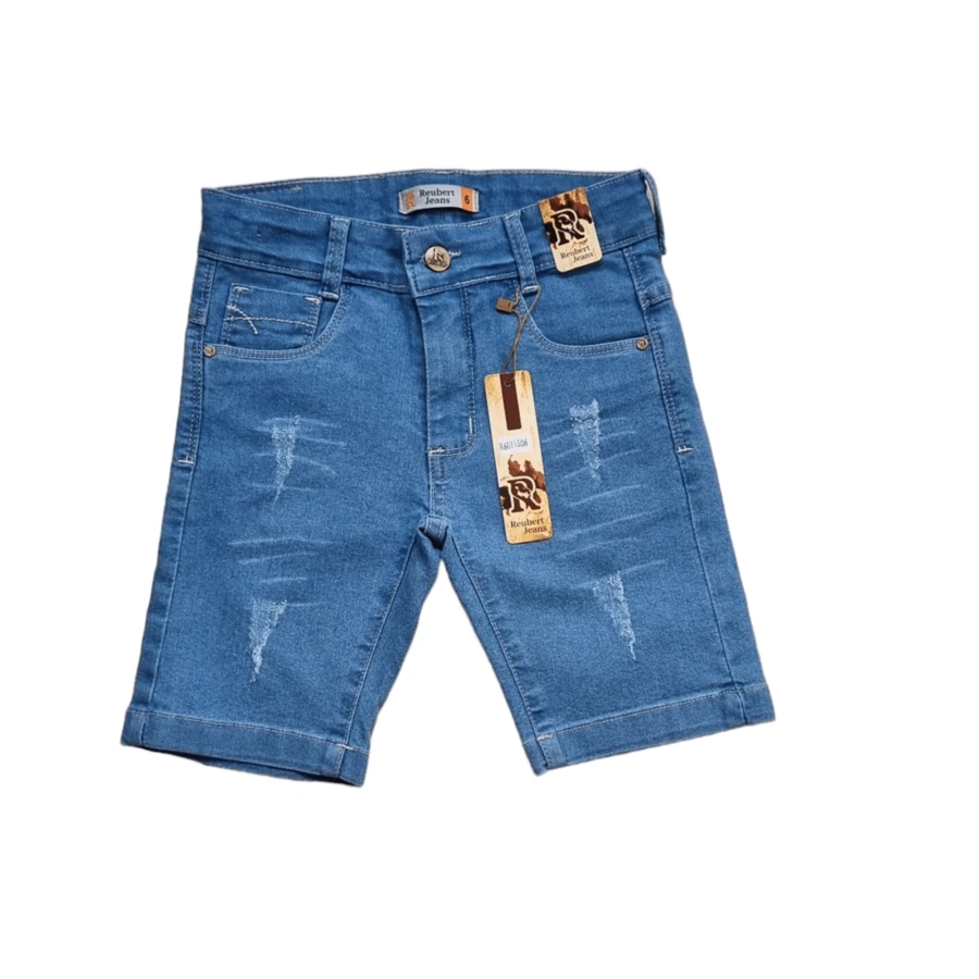 MEN'S JEANS BERMUDA FROM 4 TO 8 - Rửa nhẹ - Xem 1