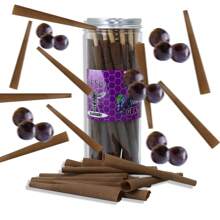 72 Pre Rolled Trumpet Tubes, Brown Trumpet Tube Roll Paper, Multiple Flavors To Choose From, Fruit Flavored Roll Paper Boy Valentine Heart Women's Valentine