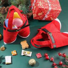 5 Stück/1 Stück Weihnachtsdekoration Geschenktüten im Stil von Weihnachtsmannhosen, süße Leckerchen-Tüten für Kinder, perfekt für Hochzeit, Feiertage, Silvester Geschenke